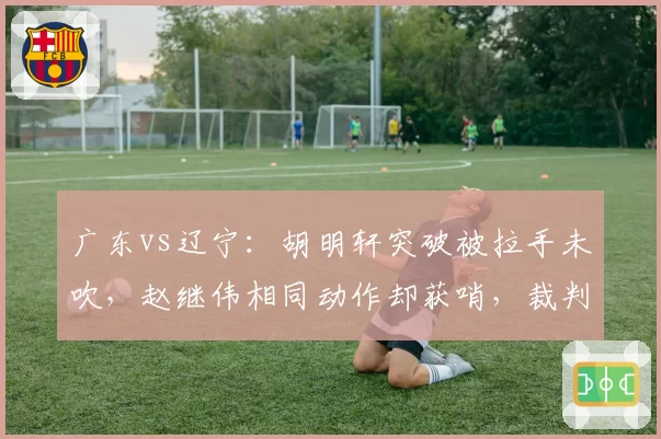 广东vs辽宁：胡明轩突破被拉手未吹，赵继伟相同动作却获哨，裁判双标引热议